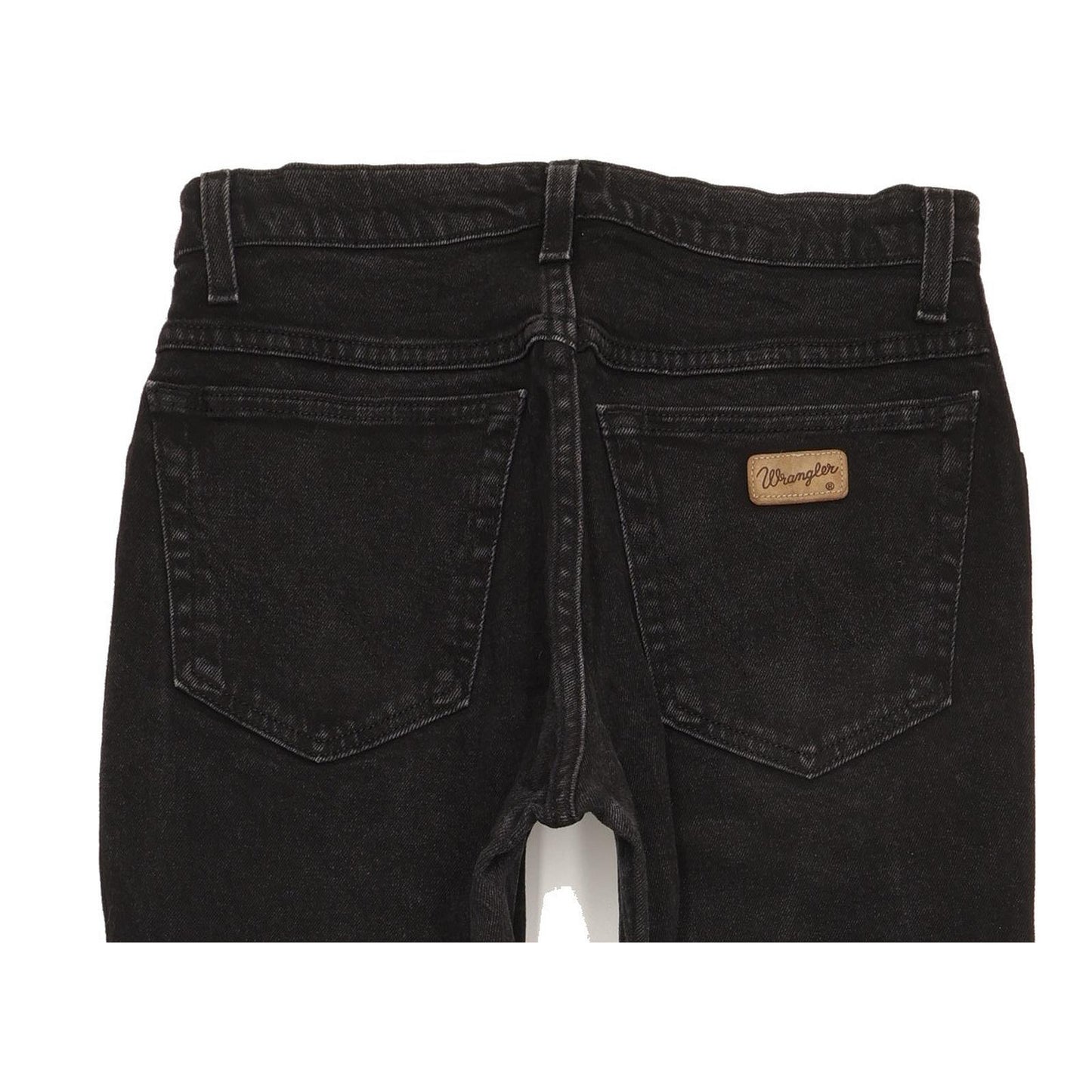 Wrangler Texas Men Black Straight Regular Stretch Jeans W30 L32