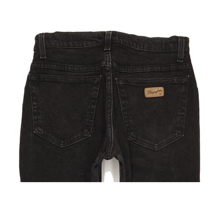Wrangler Texas Men Black Straight Regular Stretch Jeans W30 L32