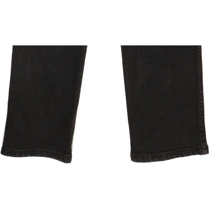 Wrangler Texas Men Black Straight Regular Stretch Jeans W30 L32