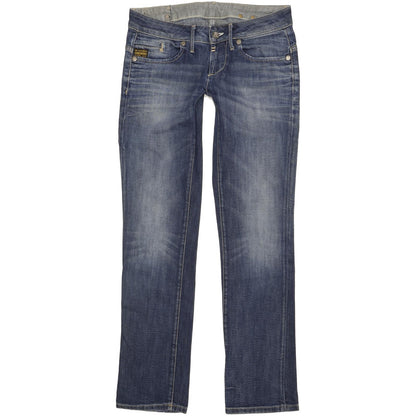 G-Star Midge Women Blue Straight Slim Stretch Jeans W31 L33