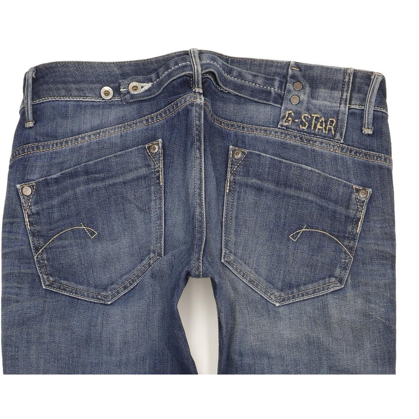 G-Star Midge Women Blue Straight Slim Stretch Jeans W31 L33