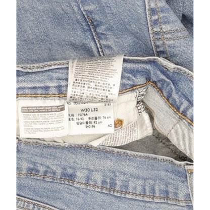 Levi's 512 Men Blue Tapered Slim Stretch Jeans W30 L30