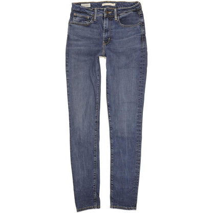 Levi's 721 Women Blue Skinny Slim Stretch Jeans W27 L31