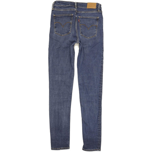 Levi's 721 Women Blue Skinny Slim Stretch Jeans W27 L31