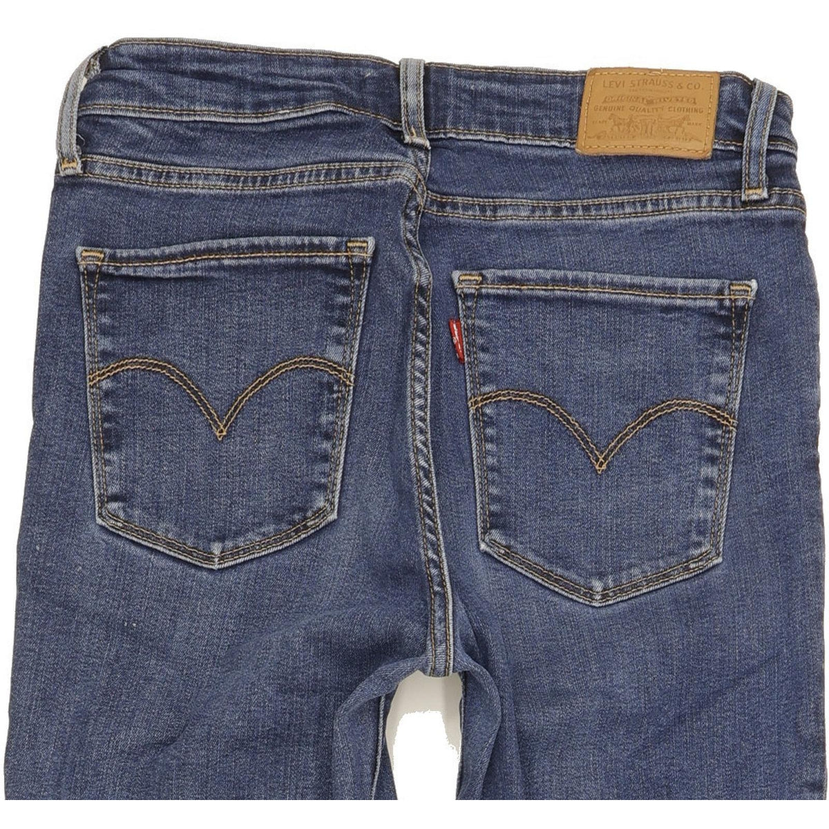 Levi's 721 Women Blue Skinny Slim Stretch Jeans W27 L31
