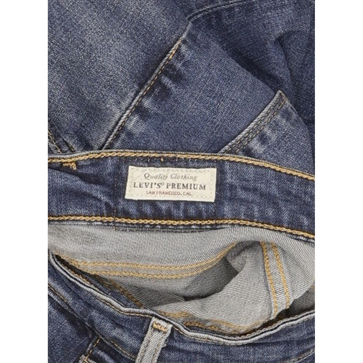 Levi's 721 Women Blue Skinny Slim Stretch Jeans W27 L31