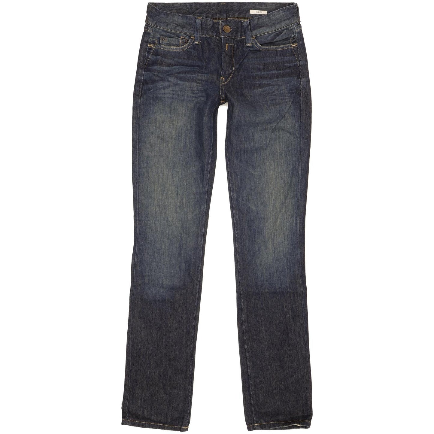 Replay Pearl Women Blue Straight Slim Jeans W26 L32
