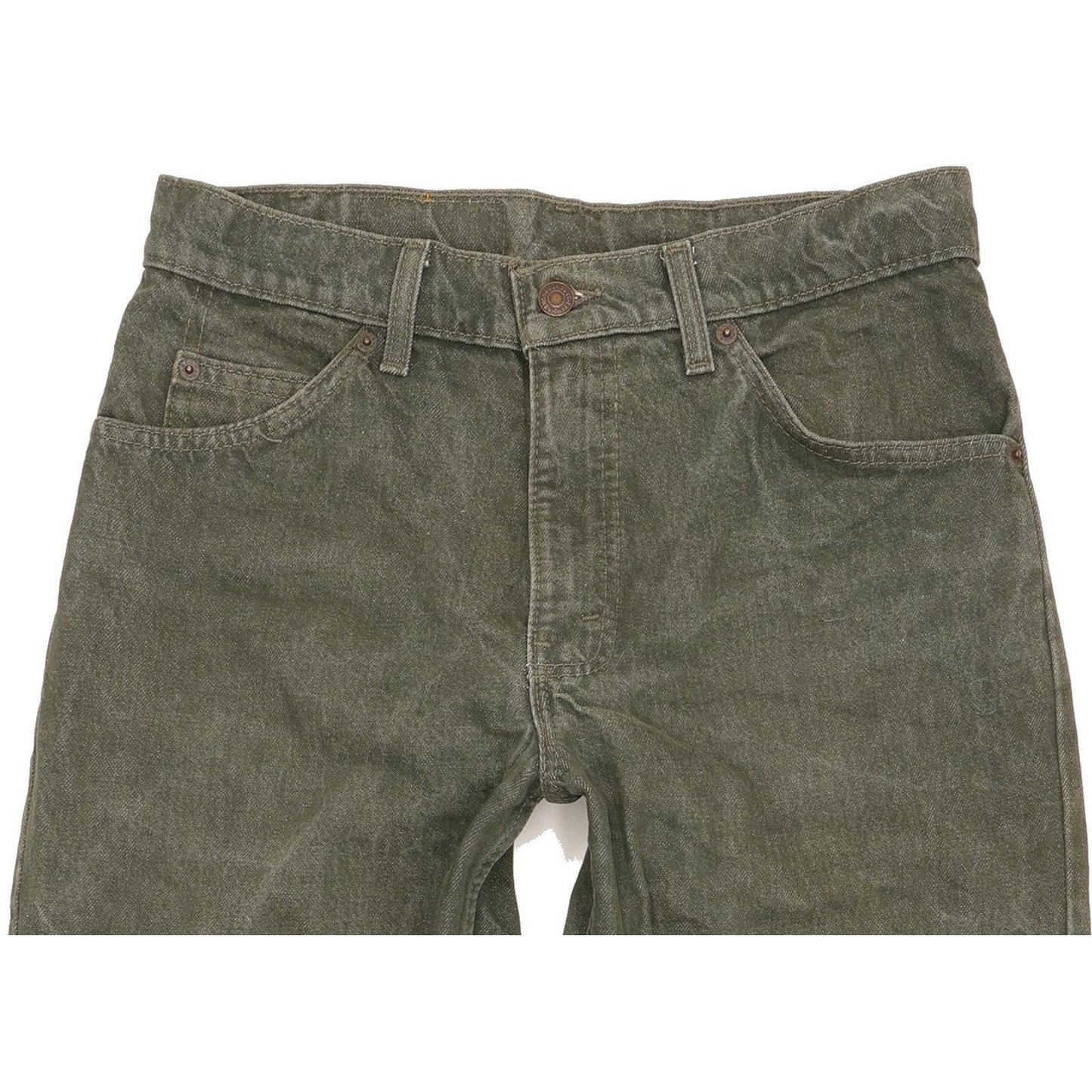 Levi's 550 Made in USA Men Green Tapered Relaxed Jeans W31 L32
