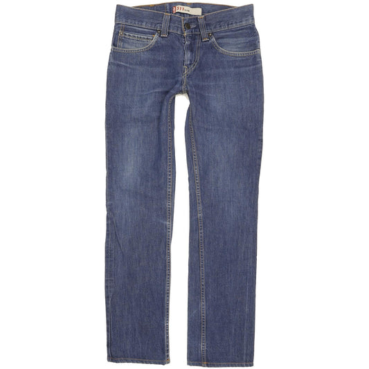 Levi's 511 Men Blue Straight Slim Jeans W29 L30