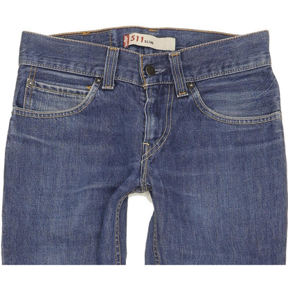 Levi's 511 Men Blue Straight Slim Jeans W29 L30