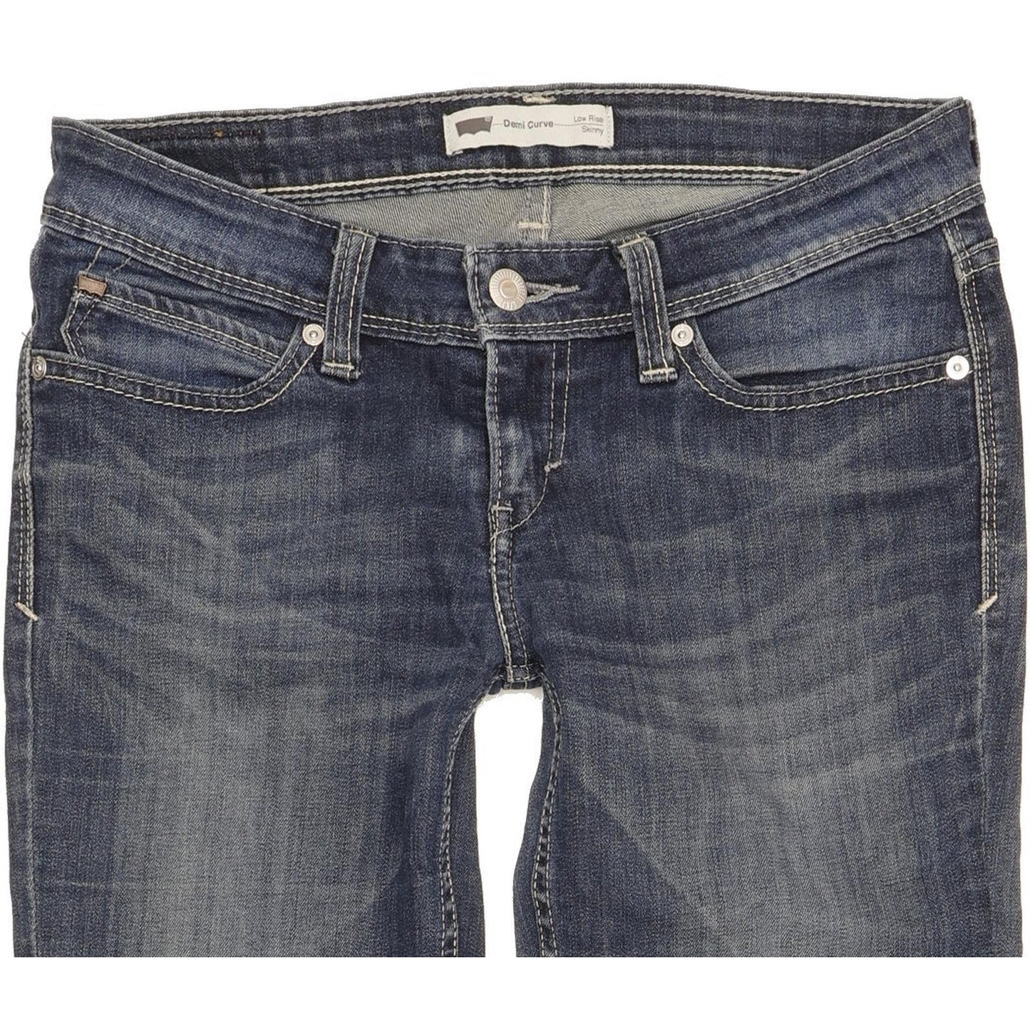 Levi's Demi Curve Women Blue Skinny Slim Stretch Jeans W28 L32