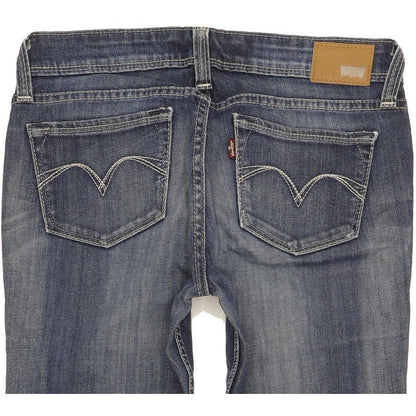 Levi's Demi Curve Women Blue Skinny Slim Stretch Jeans W28 L32