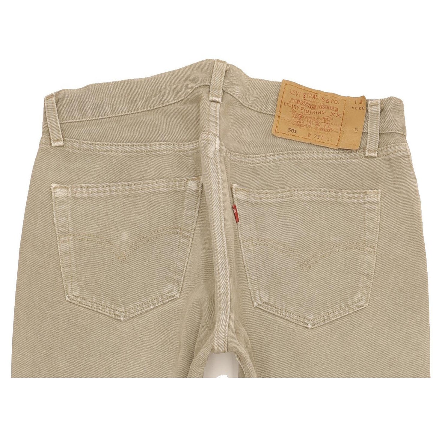 Levi's 501 Made in USA Men Green Straight Regular Jeans W33 L33