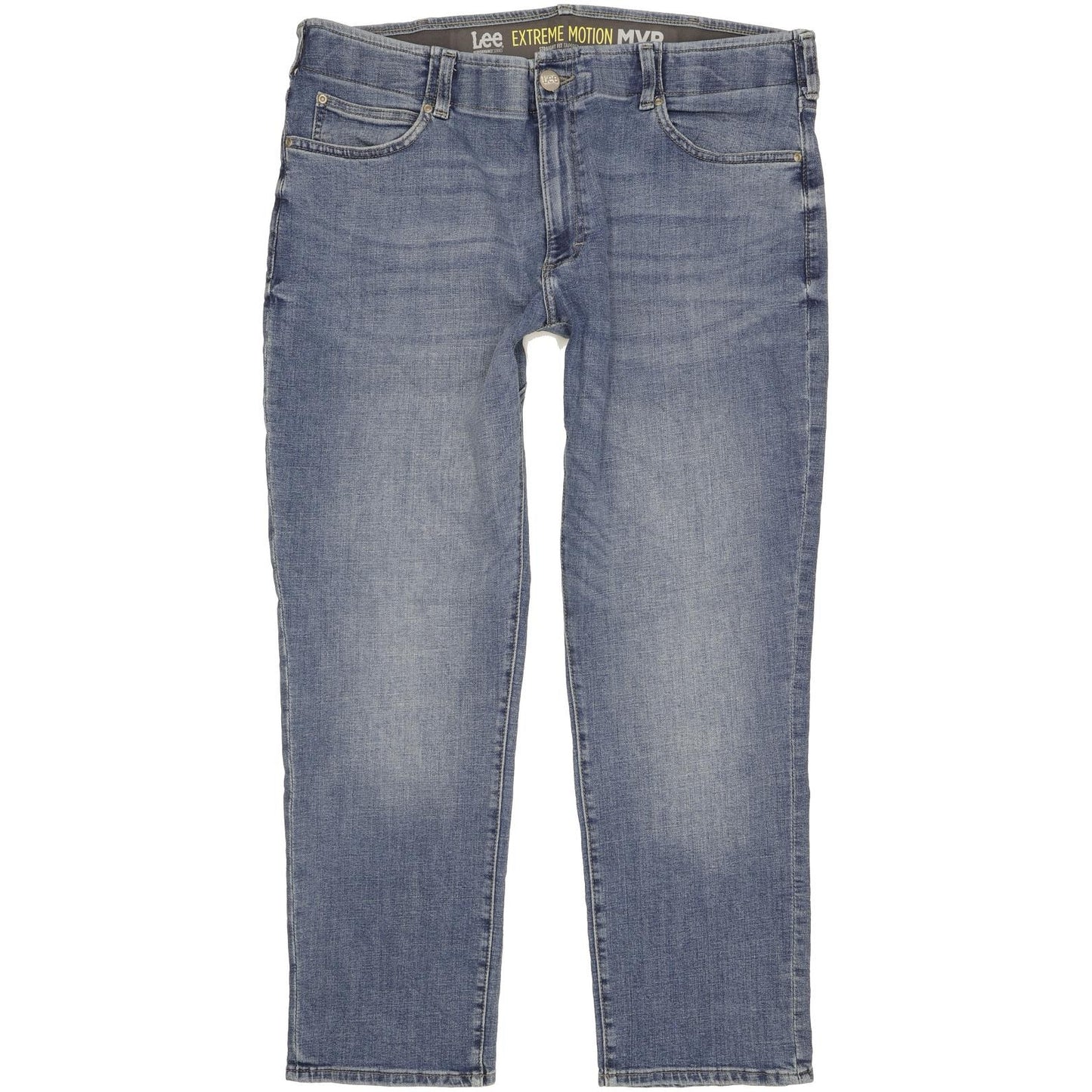 Lee Men Blue Tapered Regular Stretch Jeans W38 L29