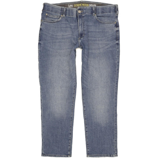 Lee Men Blue Tapered Regular Stretch Jeans W38 L29