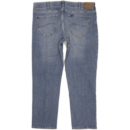 Lee Men Blue Tapered Regular Stretch Jeans W38 L29