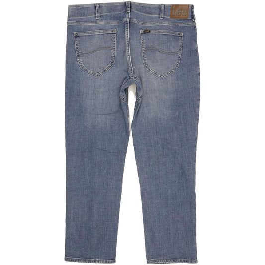 Lee Men Blue Tapered Regular Stretch Jeans W38 L29