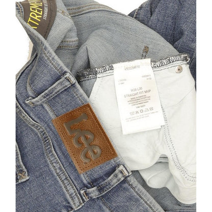Lee Men Blue Tapered Regular Stretch Jeans W38 L29