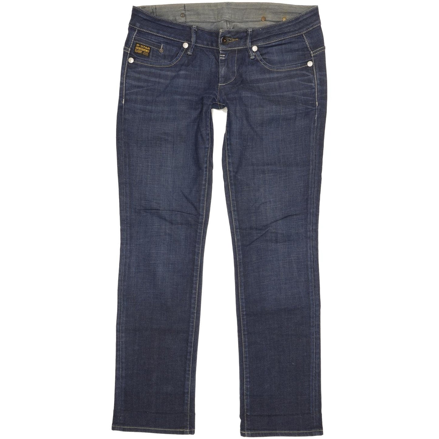 G-Star Midge Women Blue Straight Slim Stretch Jeans W30 L31