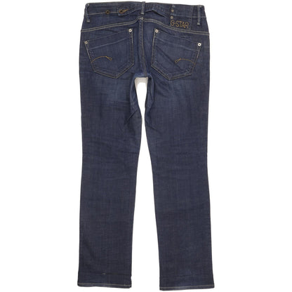 G-Star Midge Women Blue Straight Slim Stretch Jeans W30 L31
