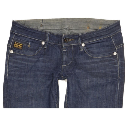 G-Star Midge Women Blue Straight Slim Stretch Jeans W30 L31