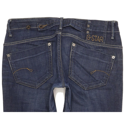 G-Star Midge Women Blue Straight Slim Stretch Jeans W30 L31