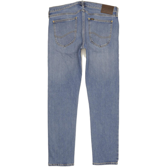 Lee Luke Men Blue Skinny Slim Stretch Jeans W34 L31