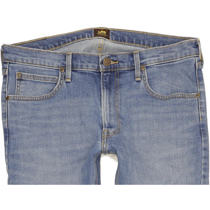 Lee Luke Men Blue Skinny Slim Stretch Jeans W34 L31
