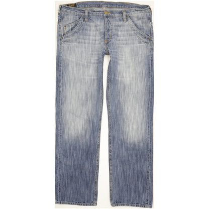 Lee Ripley Men Blue Straight Regular Jeans W38 L34