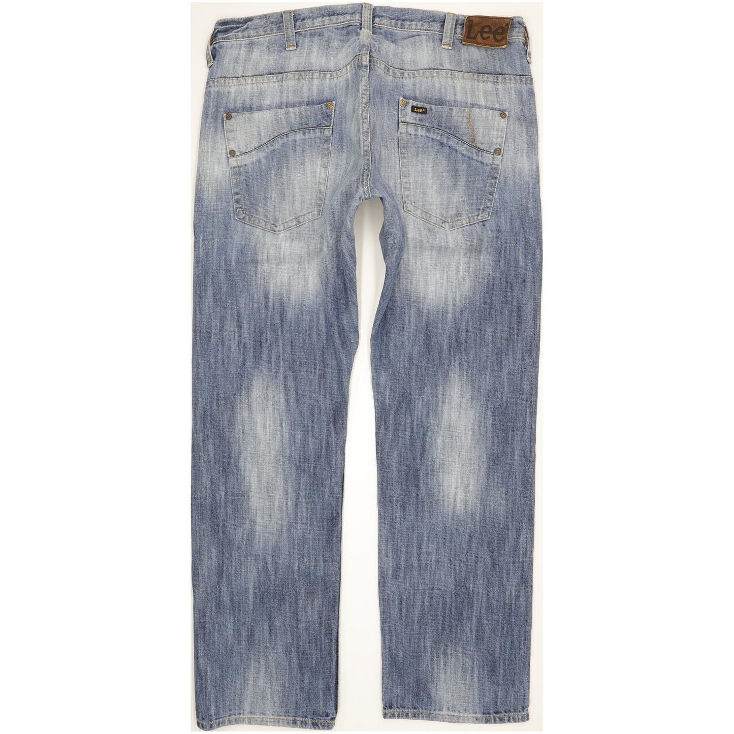 Lee Ripley Men Blue Straight Regular Jeans W38 L34