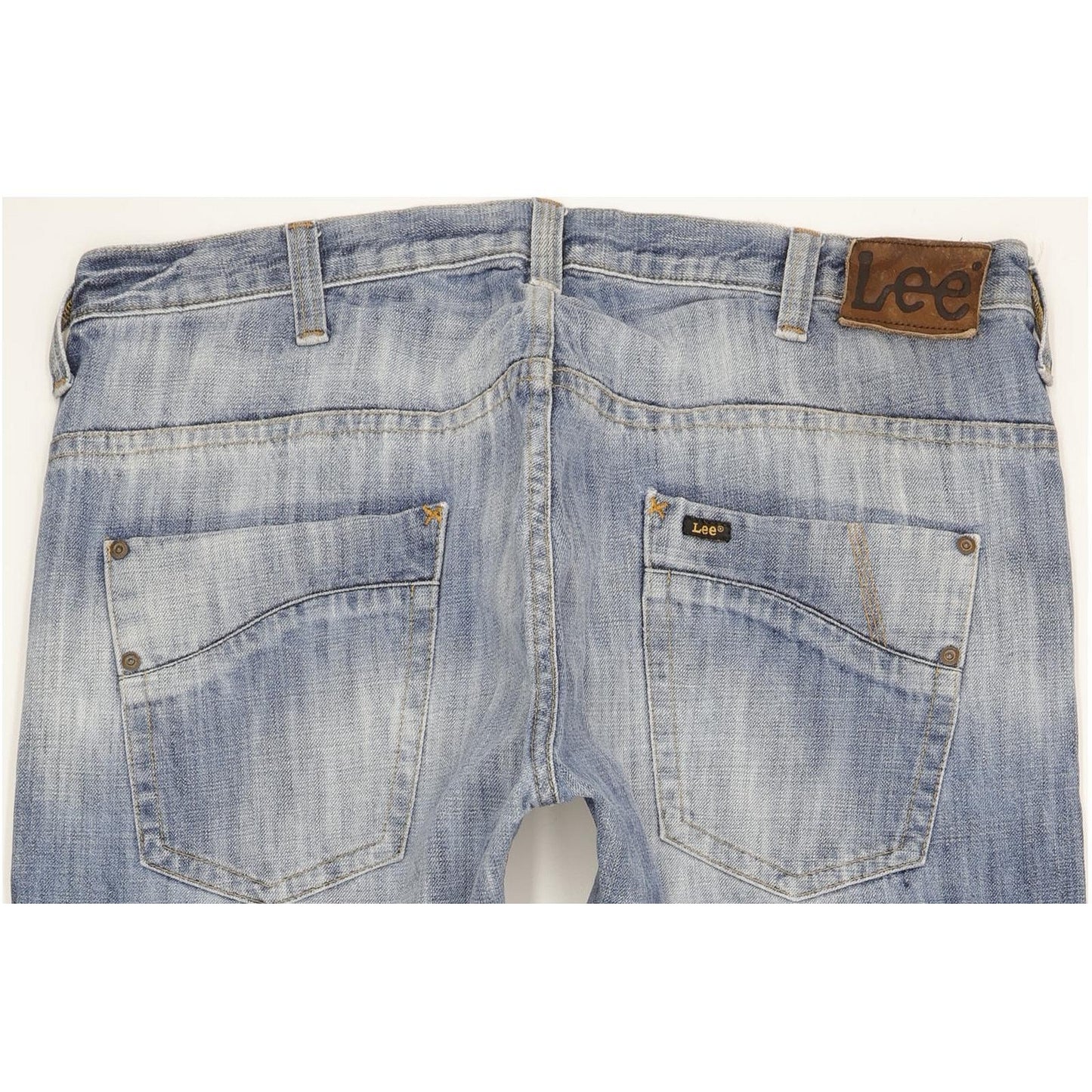 Lee Ripley Men Blue Straight Regular Jeans W38 L34