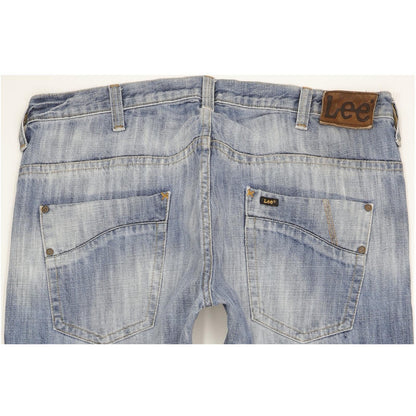 Lee Ripley Men Blue Straight Regular Jeans W38 L34