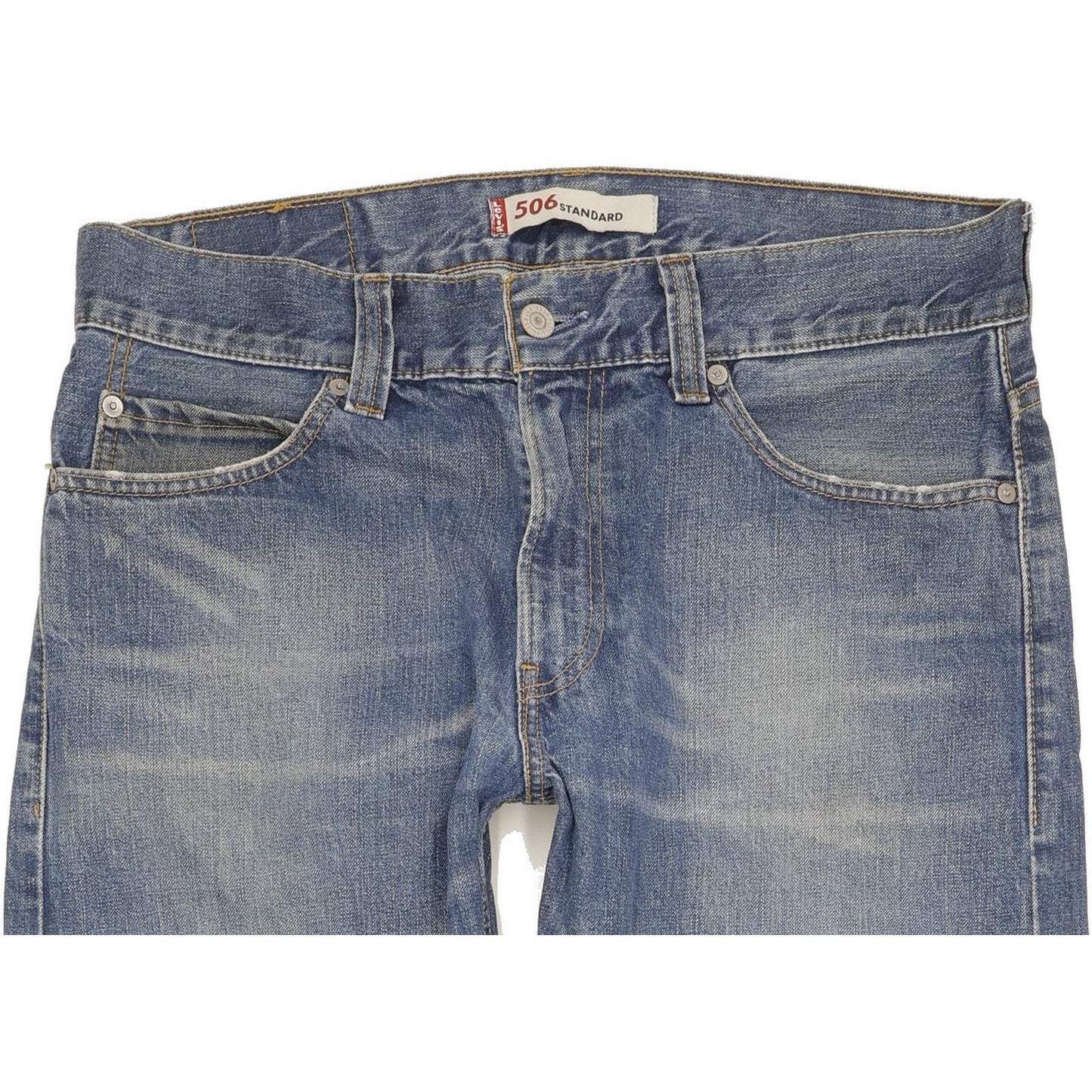 Levi's 506 Men Blue Straight Regular Jeans W34 L30