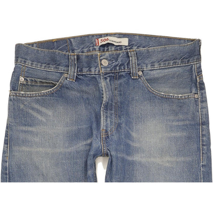 Levi's 506 Men Blue Straight Regular Jeans W34 L30
