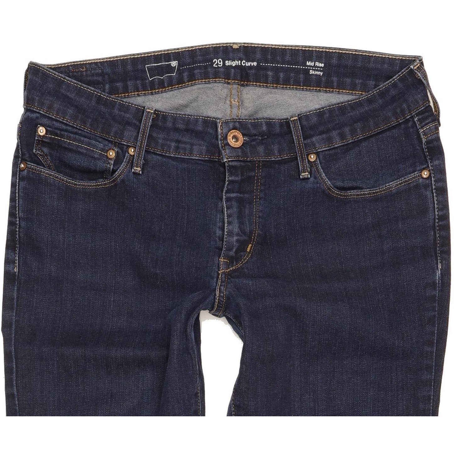 Levi's Slight Curve Women Blue Skinny Slim Stretch Jeans W29 L30