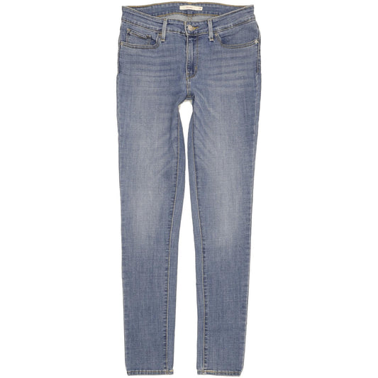 Levi's 711 Women Blue Skinny Slim Stretch Jeans W29 L32