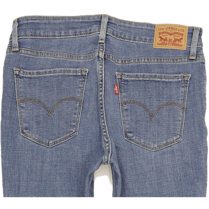 Levi's 711 Women Blue Skinny Slim Stretch Jeans W29 L32