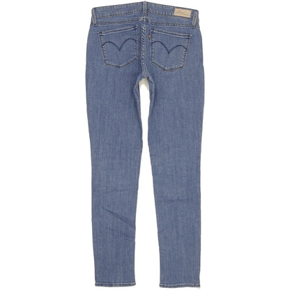 Levi's Women Blue Skinny Slim Stretch Jeans W29 L31