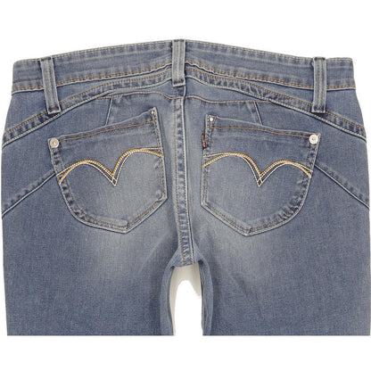 Levi's Women Blue Skinny Slim Stretch Jeans W32 L32