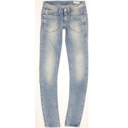 G-Star Women Blue Skinny Slim Stretch Jeans W28 L35