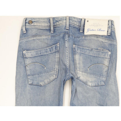 G-Star Women Blue Skinny Slim Stretch Jeans W28 L35