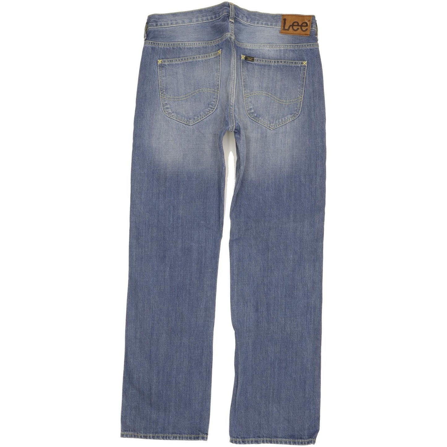 Lee Kent Men Blue Straight Regular Jeans W34 L33