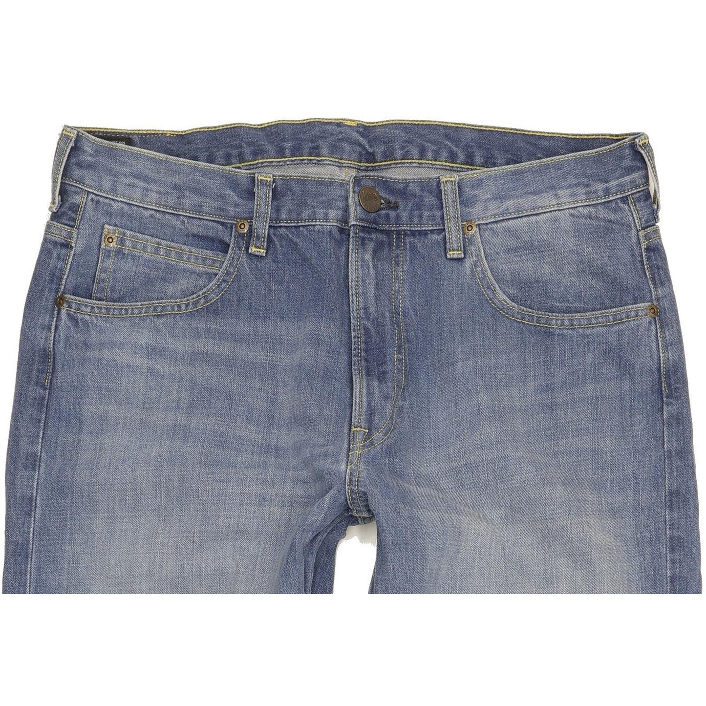 Lee Kent Men Blue Straight Regular Jeans W34 L33