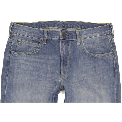 Lee Kent Men Blue Straight Regular Jeans W34 L33