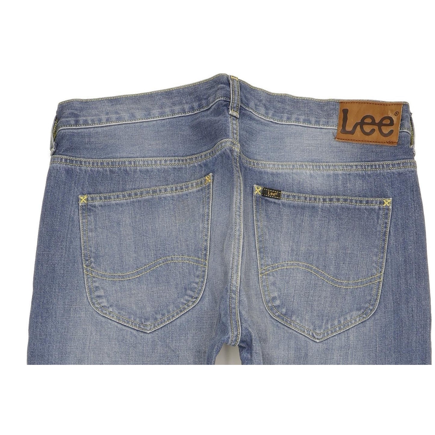 Lee Kent Men Blue Straight Regular Jeans W34 L33