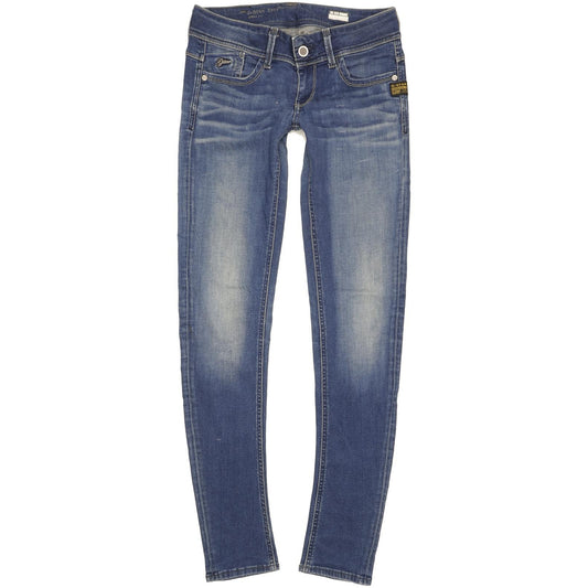 G-Star Lynn Women Blue Skinny Slim Stretch Jeans W27 L32