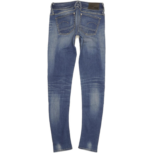 G-Star Lynn Women Blue Skinny Slim Stretch Jeans W27 L32