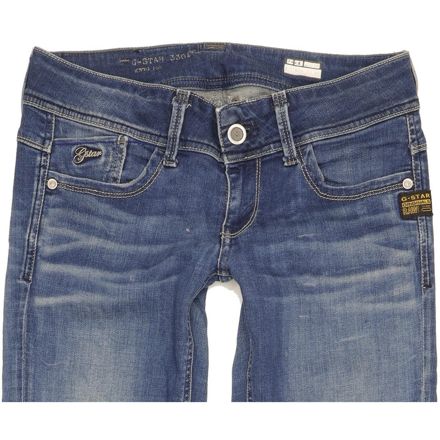 G-Star Lynn Women Blue Skinny Slim Stretch Jeans W27 L32