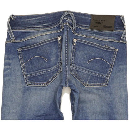 G-Star Lynn Women Blue Skinny Slim Stretch Jeans W27 L32