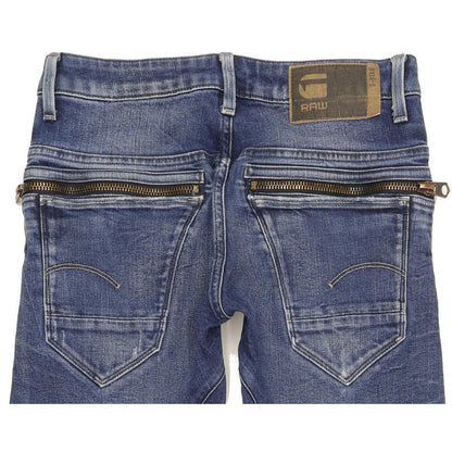 G-Star Arc 3D Men Blue Tapered Slim Stretch Jeans W28 L29